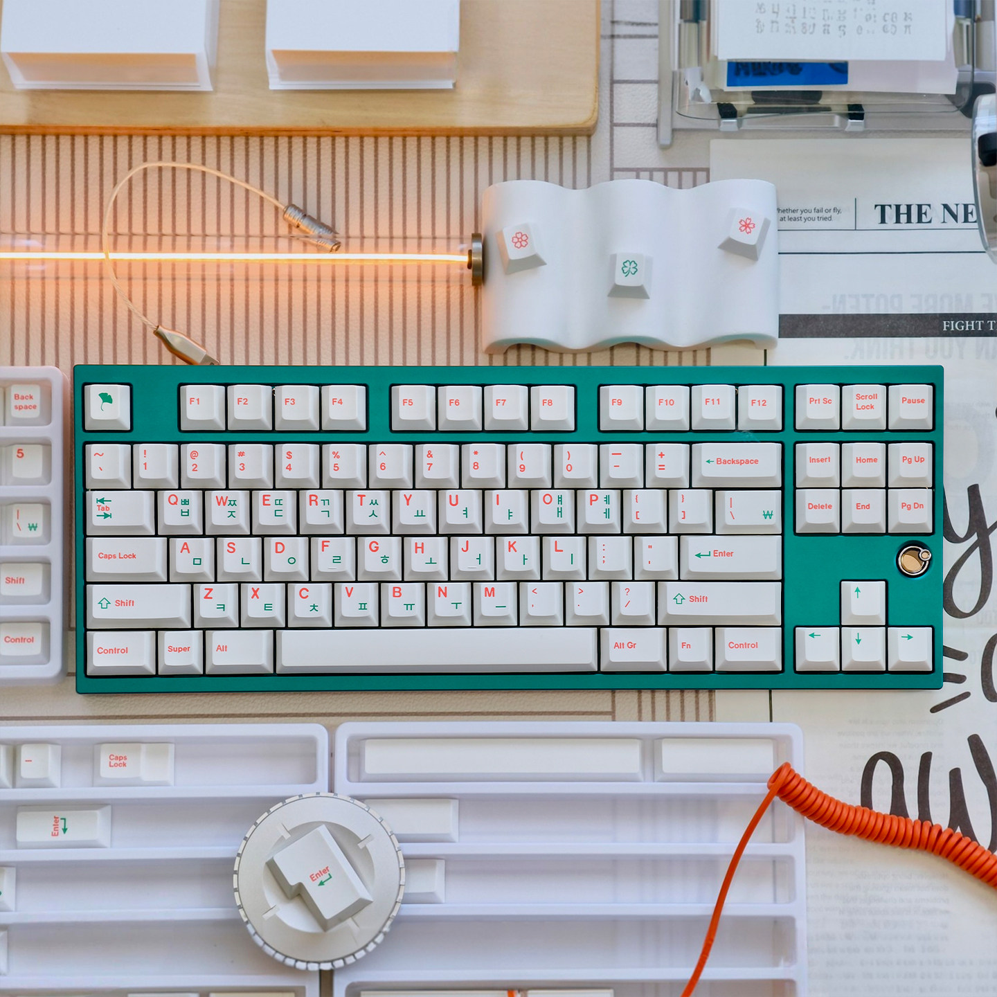 144 Keys Irregular White Keyca - Retro Gaming Keycaps review and price