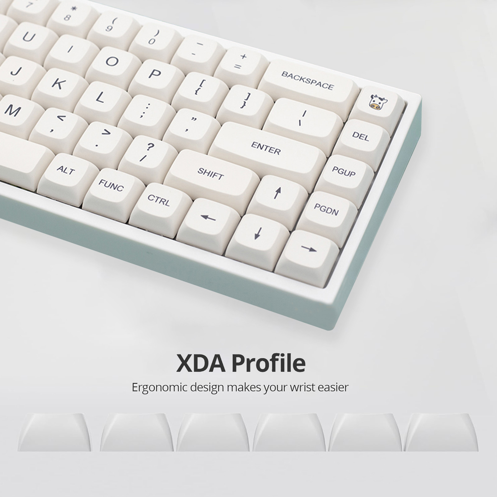 Minimalist White PBT Keycaps 1 - Retro Gaming Keycaps review and price