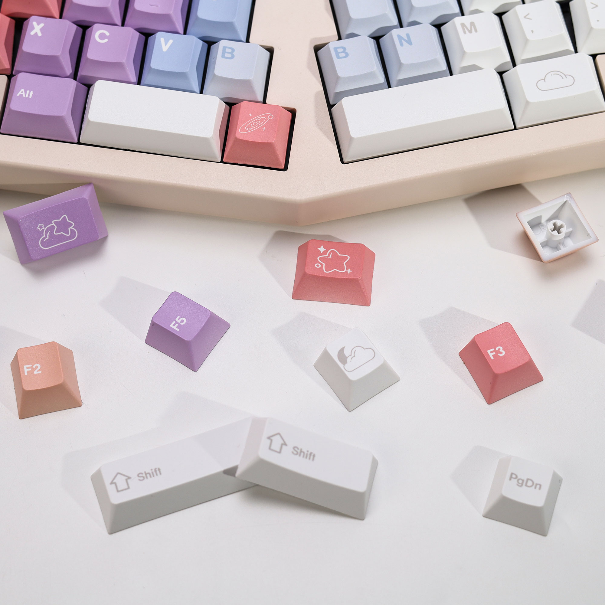 KBDiy Dreamscape Theme Keycaps - Retro Gaming Keycaps review and price
