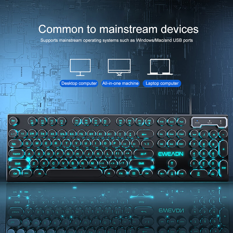 EWEADN Typewriter Gaming Keybo - Retro Gaming Laptop review and price
